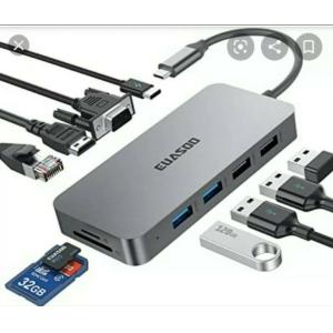 Loop Out USB C Type C Hub With High Definition 4K 60Hz HDMI Video Capture Card