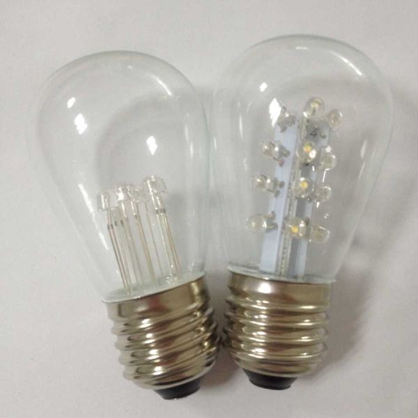 Quality transparent glass warm white led bulb S14 lamp classical style Edison bulbslight 0.5watt wholesale