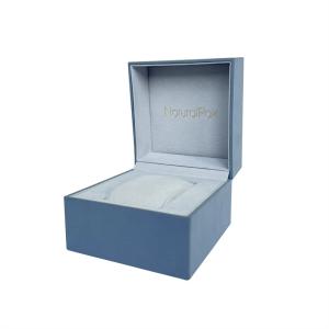 Custom Blue Oem Wrist Watch Packaging Boxes Shape Square