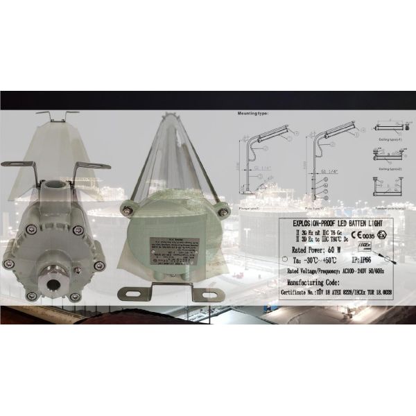 20W 5000K 240V IP65 Explosion Proof LED Flood Light