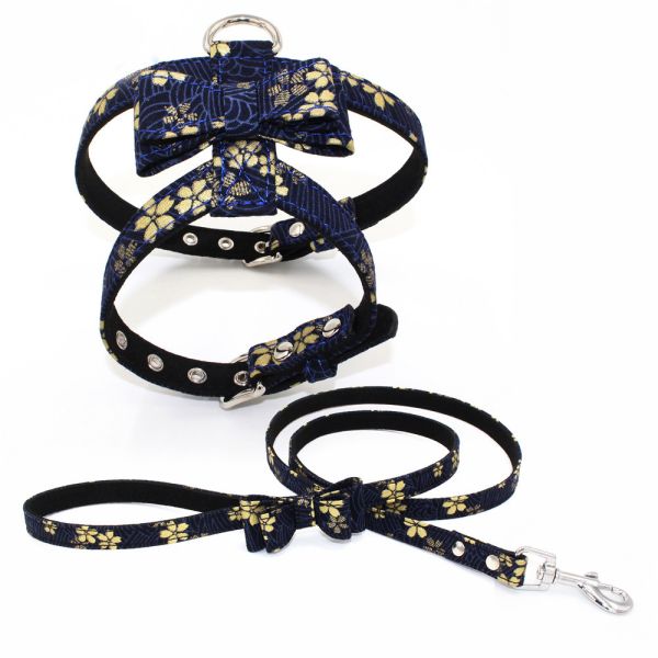 Quality Christmas style easy walk dog harness reversible wholesale