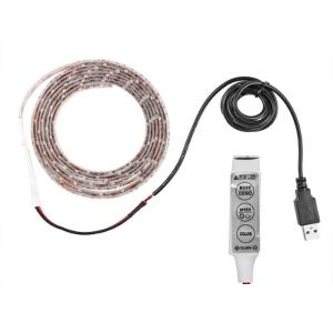 DC5V Double PCB 1-5m SMD 3528Flexible USB LED Strip RGB 60 Led