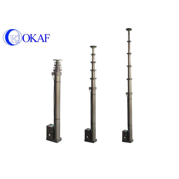 Quality LED Light Telescoping Antenna Pole Mast Floodlight DC12V/30A Manual / Electric Power wholesale