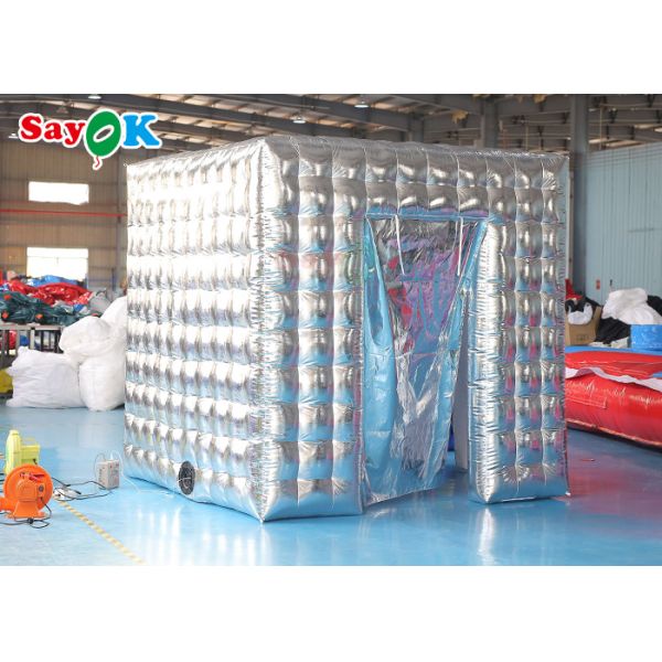Inflatable Party Tent Oxford Inflatable LED Photo Booth Background Wall Remote Control For Large Events