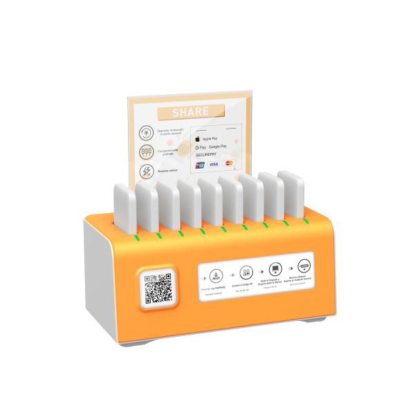 Quality HopeYear Sharing Power Bank Rental Kiosk Anti Theft Wifi App Control wholesale