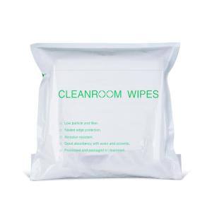 China All Purpose Cleanroom Polyester Wipes 4x4 Inch 120gsm Class 1009 Camera Lens Wipes on sale