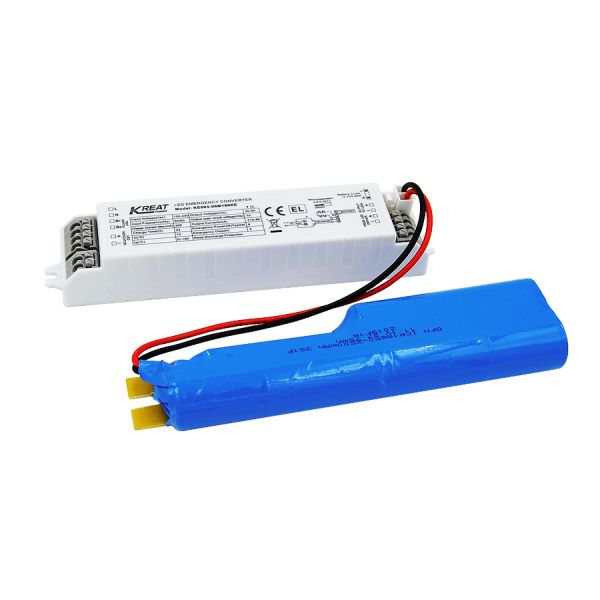 Quality LED Emergency Driver Power 6W Emergency Time 3h & External Li-ion Battery KE004-06M180KE wholesale