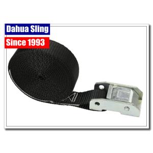 Durable Cam Lock Tie Downs , Canoe Tie Down Straps With Zinc Plated Buckle