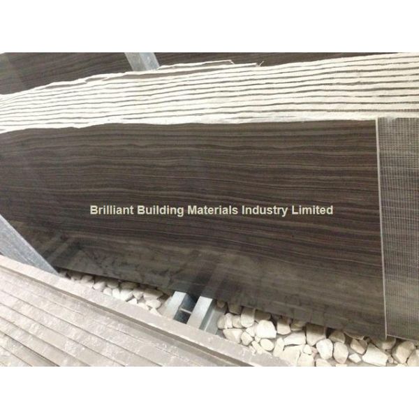 Quality Brown Wooden Veins Marble Semi-Slab(Vein Cut) wholesale