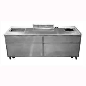 220V Three-in-one Multi-function Teppanyaki Grill Table