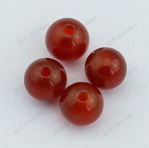 Cheap wholesale 4mm 2015 red agate beads strand with low price for sale
