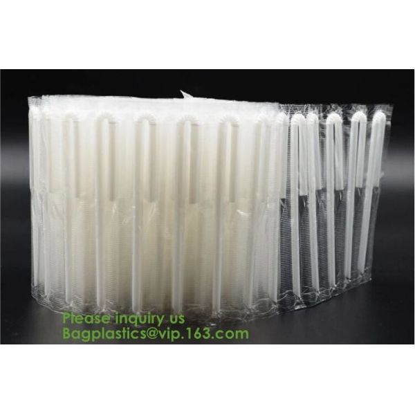PLA Drinking Straws, CPLA Giant Straws, Individually Wrapped, Plant Based