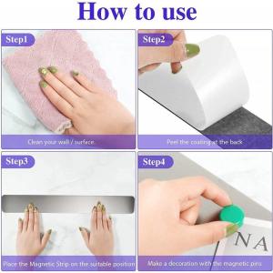 250mm 500mm Magnetic Art Hanging Display System Flexible Magnet Material