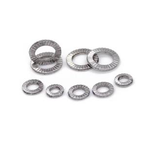 M3 Carbon Steel Grade 4.8 White Zinc Plated Zp Serrated Double Fold Self Locking