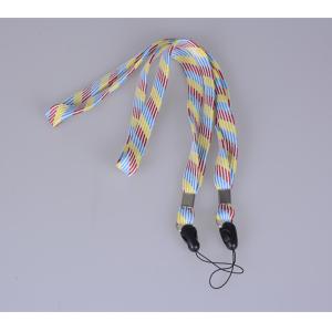 China Polyester tubular lanyards for cell phone hanging, economical tube polyester neck straps on sale