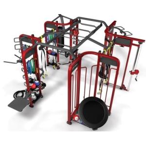 Cheap Gym Machine Weightlifting Pull up Eight-door Comprehensive Trainer Multifunction Squat Rack for sale