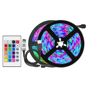 270LED Quantity 5V RGB SMD 5050 LED Strip Light Set With 3keys And Support