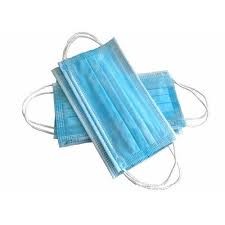 China Blue Color Disposable Non Woven Face Mask Dust Prevention Help Limit Germs Spread on sale