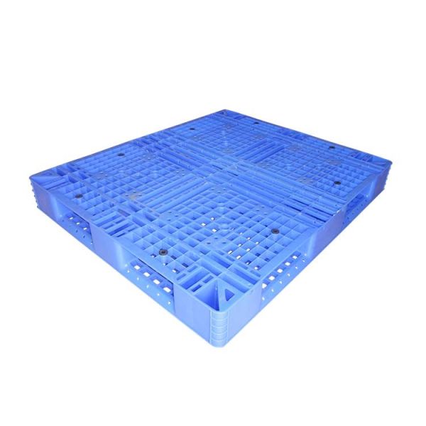 Quality PET Fully Reversible Rackable Plastic Pallets Blue 130 X 110cm wholesale