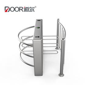 Access Control Stainless Steel Turnstile Gate Security Half Height Pedestrian