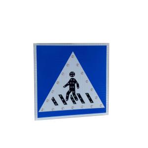 Cheap IP55 Waterproof Solar Crossing Sign 5W Monocrystalline Lithium Battery for sale