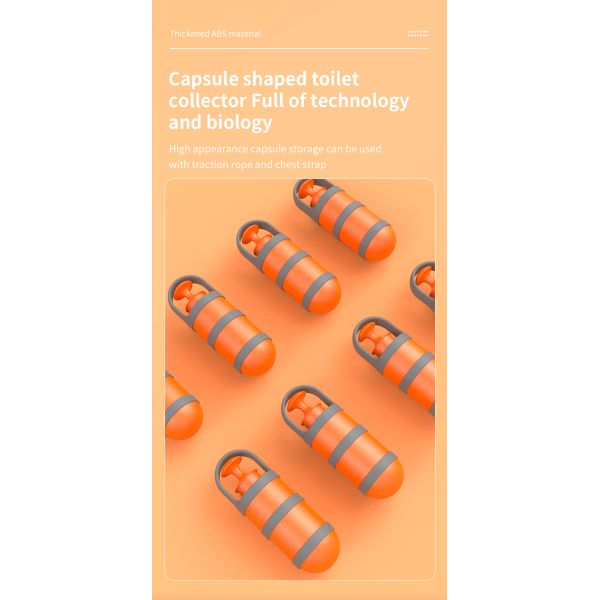 Orange Octopus Poop Scooper With Bag Customized Pooper Scooper Storage