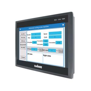 Cheap Coolmay 10 Inch EX3U-8100H-44MT-2AD2DA-485P Temperature Humidity Plc HMI Integrated Combo All In One Programmable Logic 8 Axis Controller for sale