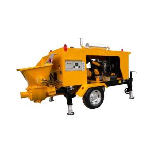 HBT90 Diesel Stationary Portable Concrete Pump High Mobile Flexibility