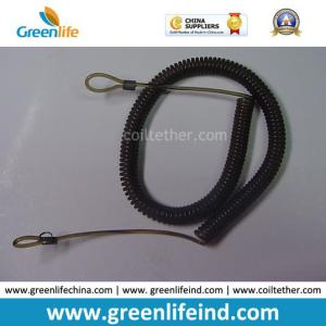 China Plastic Spring Elastic Tape Holder Coiled Spiral Tool Lanyard on sale