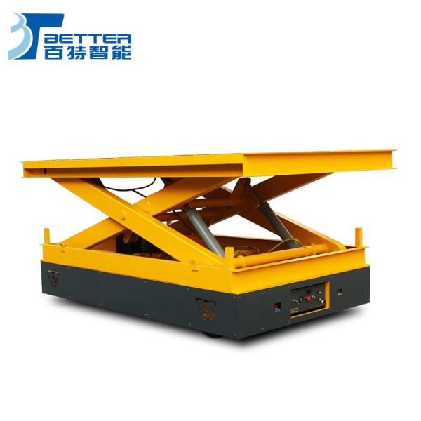 Quality Motorized Material Transfer Cart with Hydraulic Lift System for 100 Ton wholesale