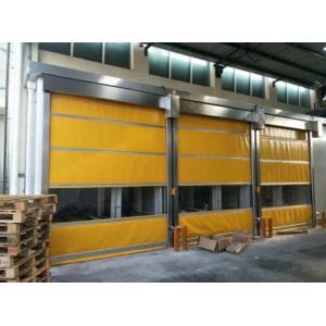 Silent Durable High Speed PVC Roll Up Rapid Shutter Garage Door Customized