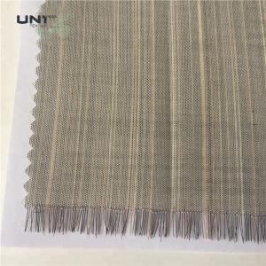 Real Horse Hair Canvas Interlining Fabric 150cm Width For High Class Hand Made