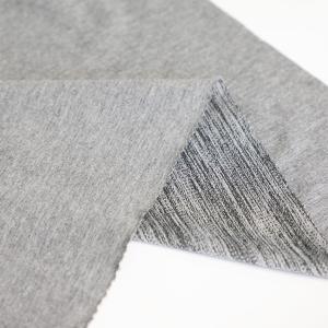 Cationic Plain Single Jersey Fabric Cotton Polyester Combed Stretch