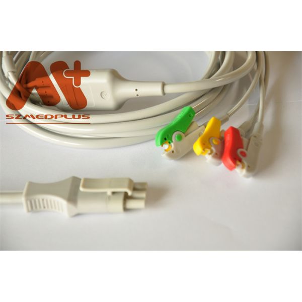 Quality Primedic XD30 3 Lead Wire 3 Pin IEC Ecg Cable Connectors wholesale