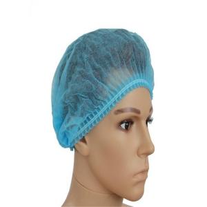 Nurse Laboratory Disposable Scrub Caps With Double Elastic String Skin Friendly