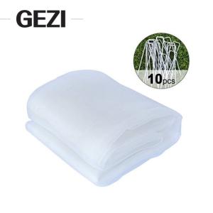 32 mesh anti insect garden barrier net plant cover is used to protect plants,