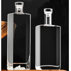 Custom 700ml Crystal Xo Wine Bottle Glass Bottles Brandy Whisky Glass Bottle