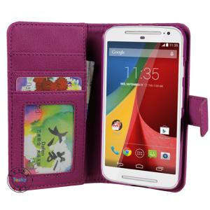 MOTO G2 leather case, Wallet PU Leather Case Side Flip Cover cases for moto G2