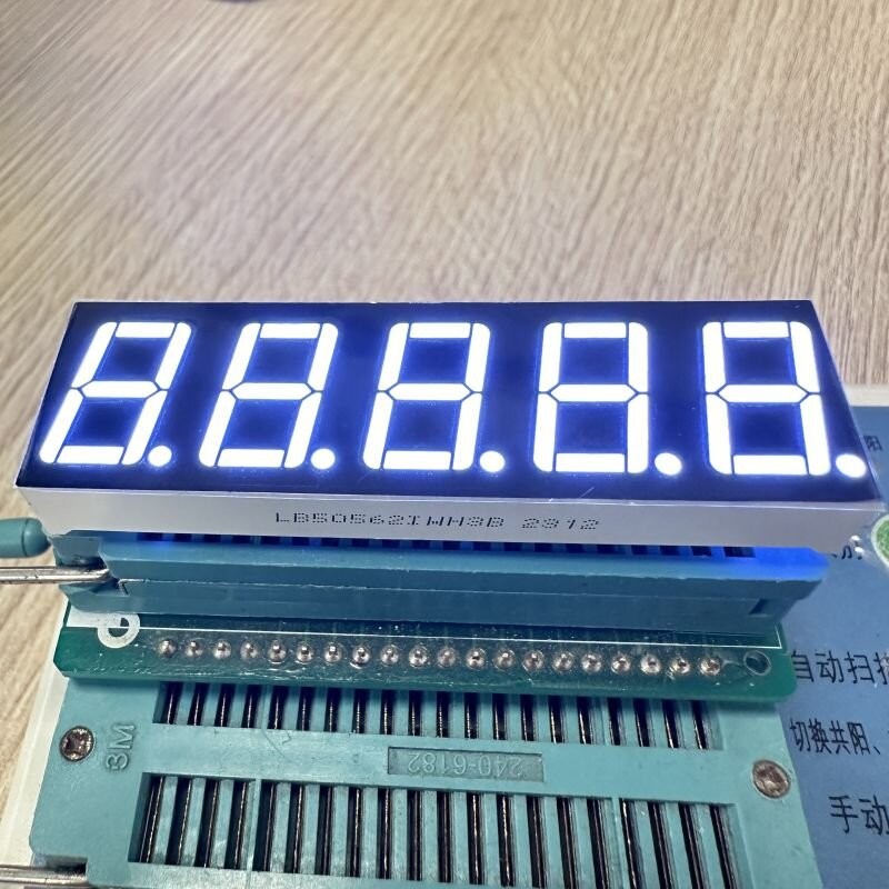 High bright Red 0.56inch 5-Digit 7 Segment LED Display Common Anode for Process