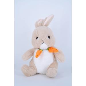 OEM Custom Design Made Mascot Dolls Carrot Rabbit Holding Cute Plush Toy