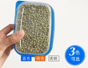 Cheap Plastic Dry Food Disposable Plastic Containers , Flip Top Cereal Keeper Container for sale