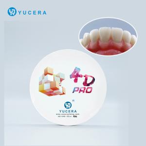 Yucera 4D Pro Multilayer Zirconia Block for Dental Lab High Translucent Dental