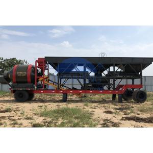 JZM1500 Mobile Cement Mixer Plant With Batching Machine Cement Silo