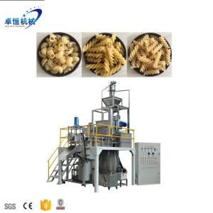 Core Components Motor 200kg/h Macaroni Pasta Processing Line for Easy Operation