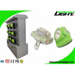 High Brightness 13000lux Rechargeable LED Headlamp IP68 Low Power Warning