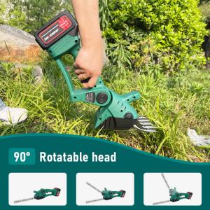 China 2-in-1 Cordless Lithium Hedge Trimmer And Grass Cutter With Interchangeable Blades on sale