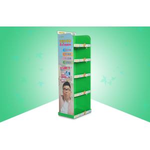 Heavy Duty 5 Shelf Pop Cardboard Display For Insect Resistant Hygroscopic