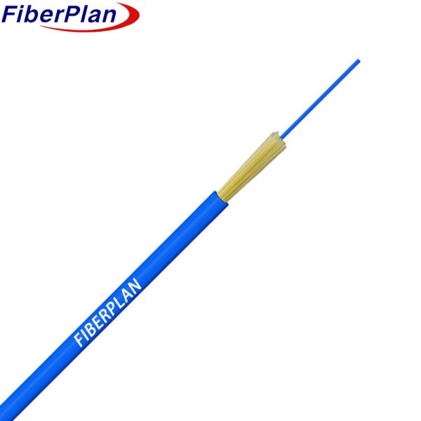 Quality GJFJV 2 Core Indoor Optical Cable Fiber Optic Cable Customized Length Blue wholesale