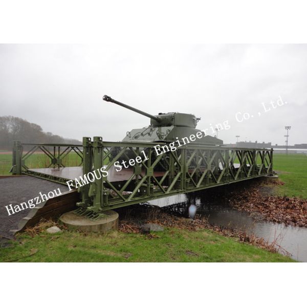 Quality Pre - Engineered Modular Military Pontoon Bailey Bridge Heavy Load Capacity wholesale
