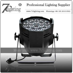 Hex PAR 18X18W LED PAR Light RGBWA-UV 6in1 DMX512 LED Wash PAR Can
